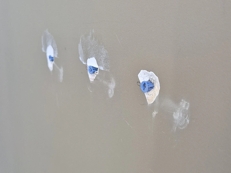 Latex Spuiten Uithoorn - Voorbereiding - herstellen schade - reapareren - VOOR